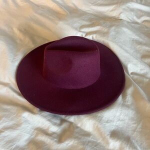 Free People Deep Burgundy Women's Hat